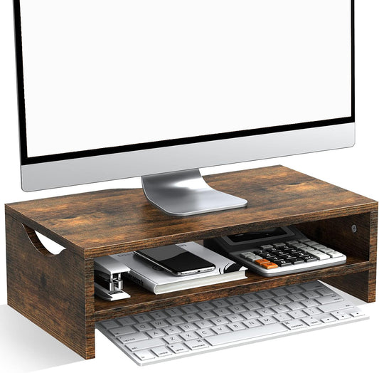 Monitor Stand Riser 2 Tiers Laptop Computer Monitor Riser