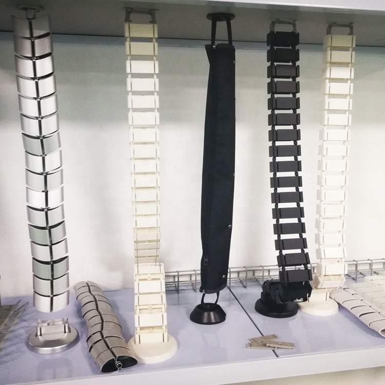 Line Pipe Snake Shape Tube Gray Office Desk Wire